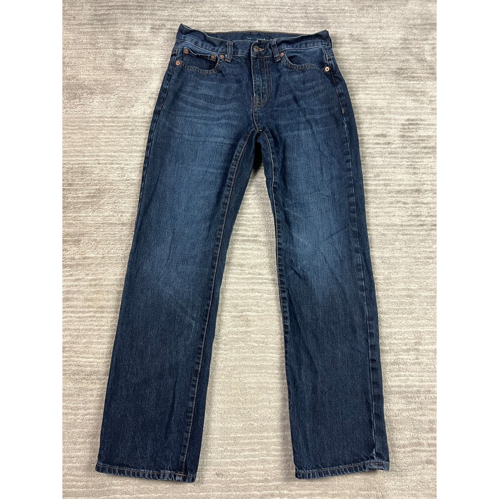 Aeropostale Jeans Mens 28x30 Dark‎ Wash Relaxed Straight Leg 100% Cotton Denim